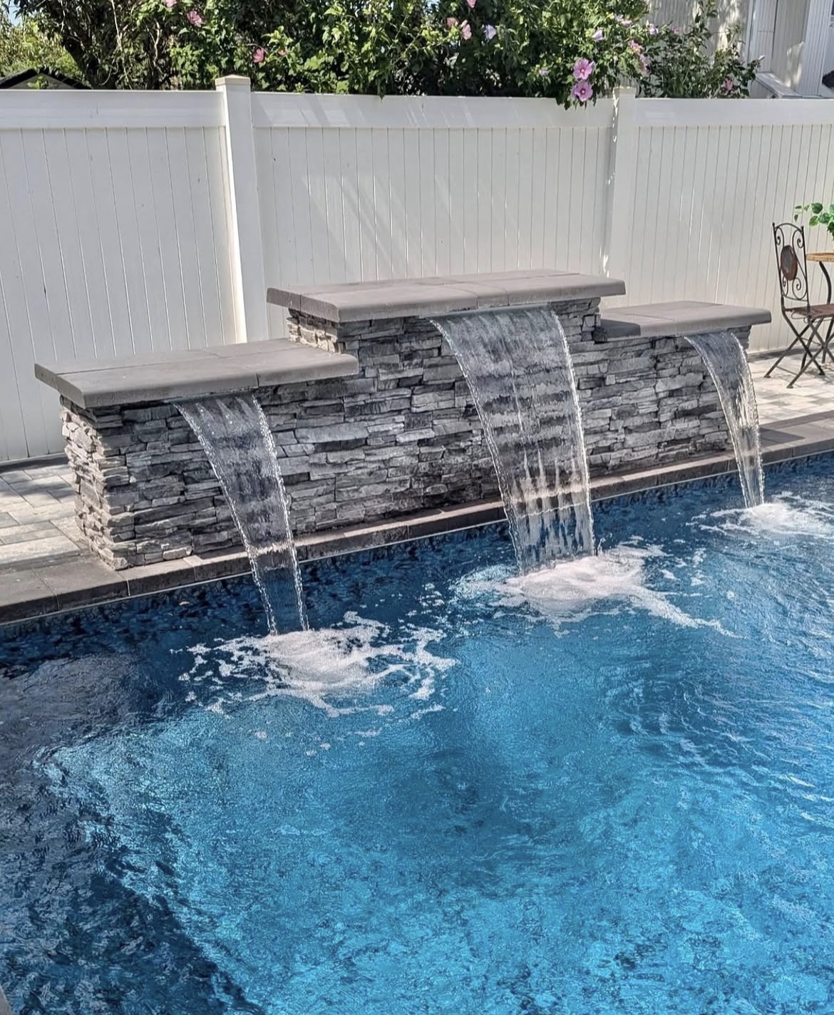 Lakeway Water Feature Addition — pool project by Austin Pool Remodel and Builder